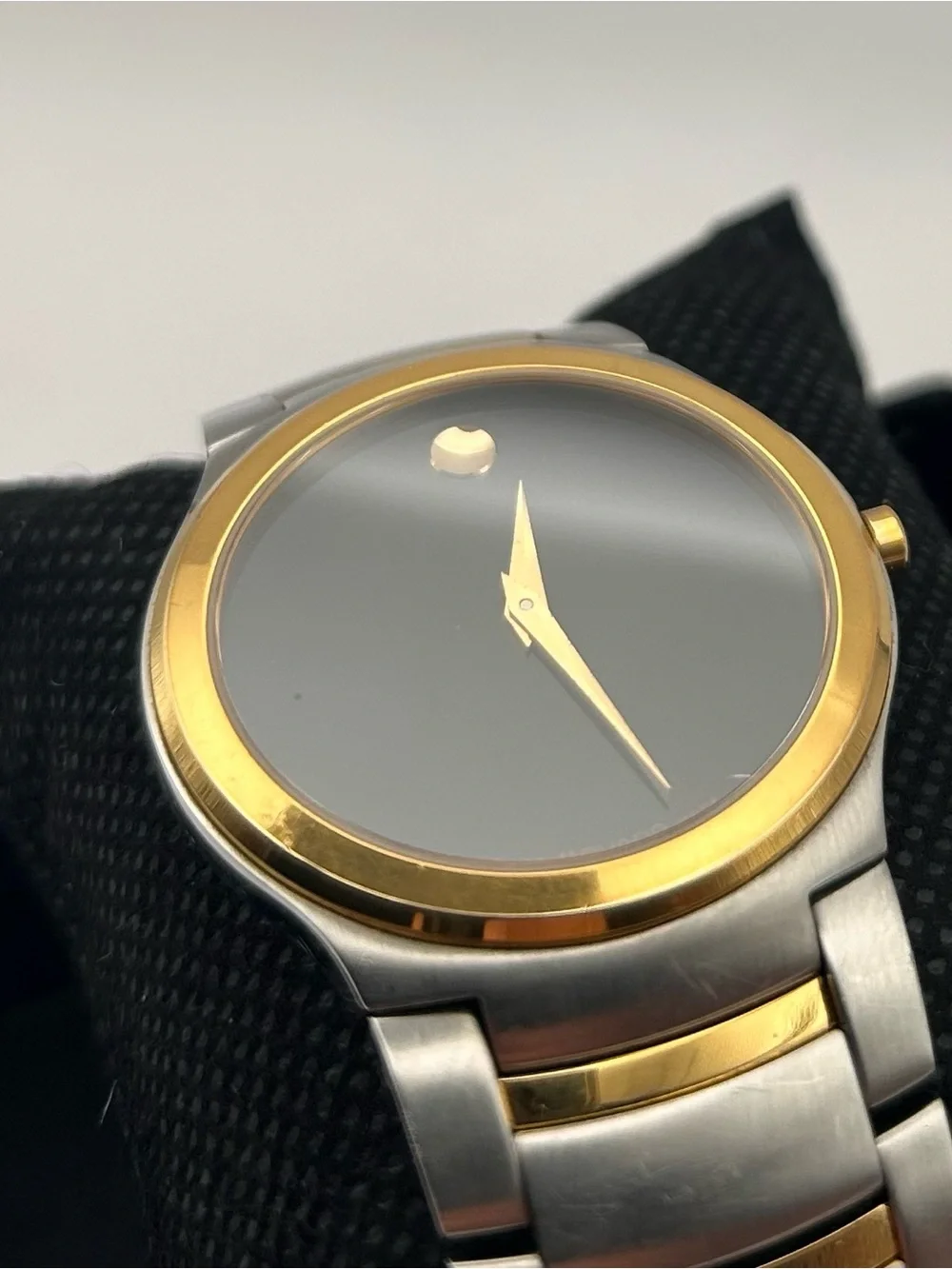 Movado Museum Men’s Two-Tone Gold & Silver Stainless Steel Quartz 34mm Watch